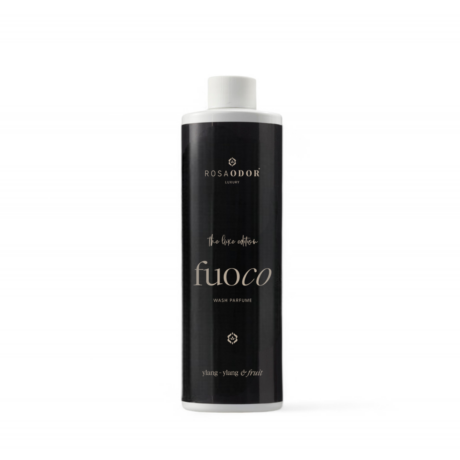 Fuoco wasparfum in een elegante verpakking, perfect voor het creëren van een warme en uitnodigende sfeer