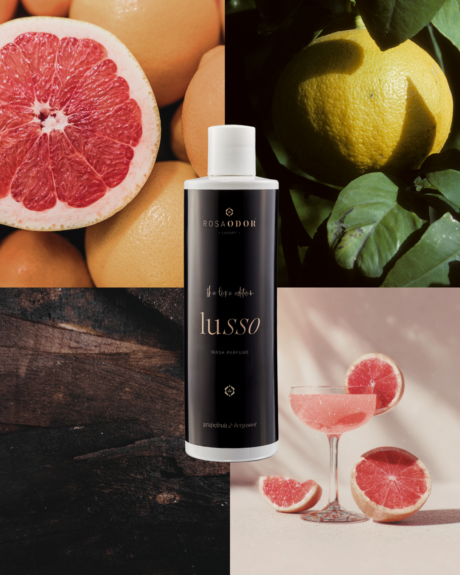 Lusso wasparfum met grapefruit en citrus geur voor een energieke frisse was